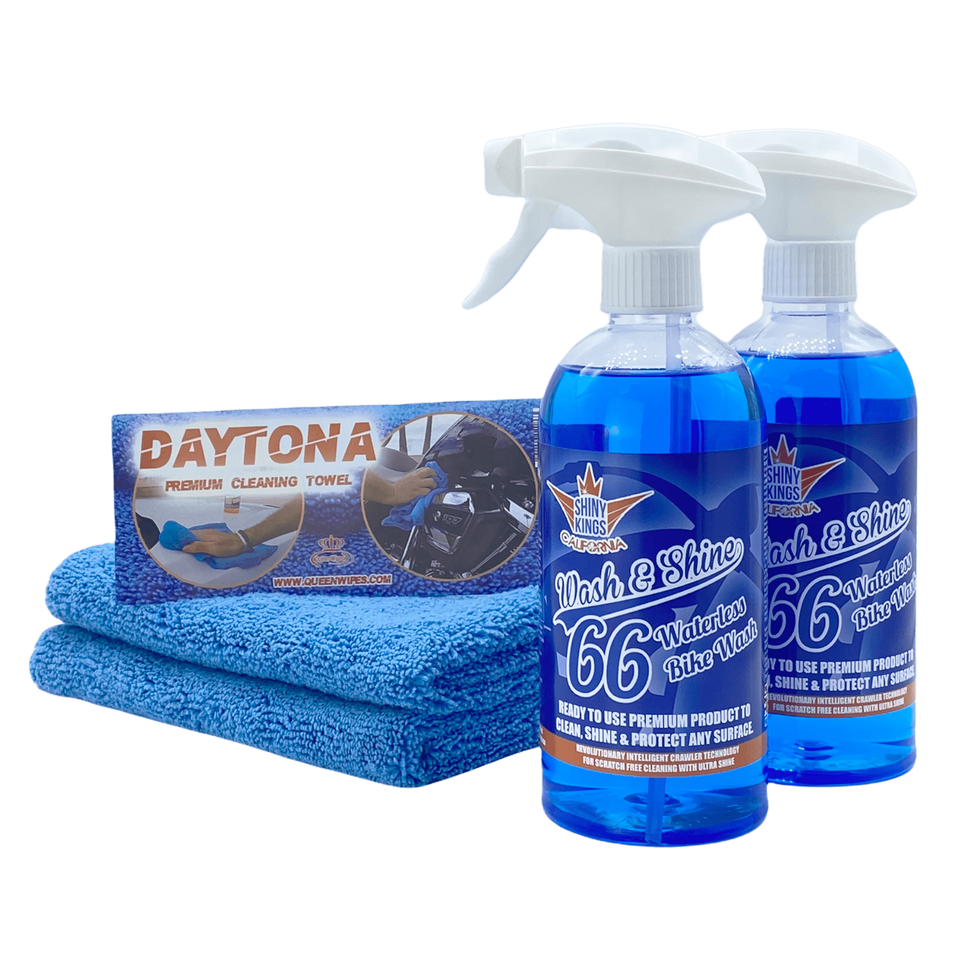 waterless motorcycle cleaner Wash&Shine 66 waterless bike wash 16.9 fl oz All in One All surfaces wash and wax quick detailer with intelligent crawler technology for scratch free cleaning